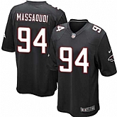 Nike Men & Women & Youth Falcons #94 Massaquoi Black Team Color Game Jersey,baseball caps,new era cap wholesale,wholesale hats